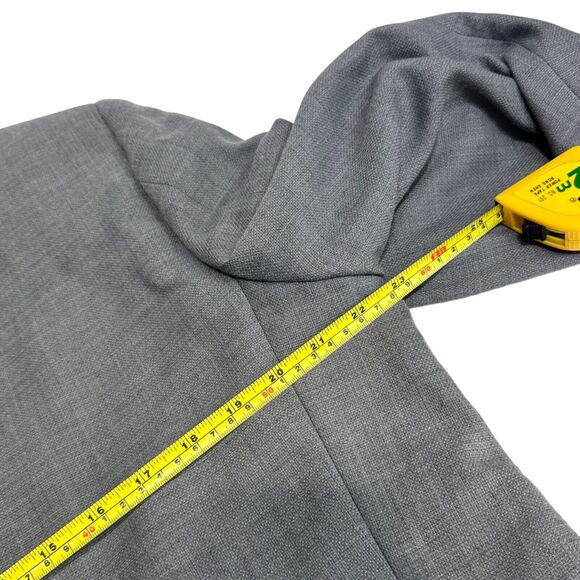 hart schaffner marx Blue Woven Blazer Mens Tailored Uchimura 1985 - Picture 7 of 13